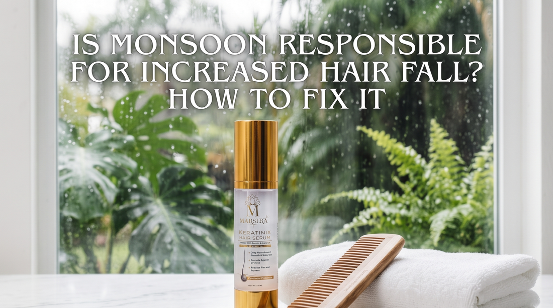 Is Monsoon Responsible for Increased Hair Fall? How to Fix It