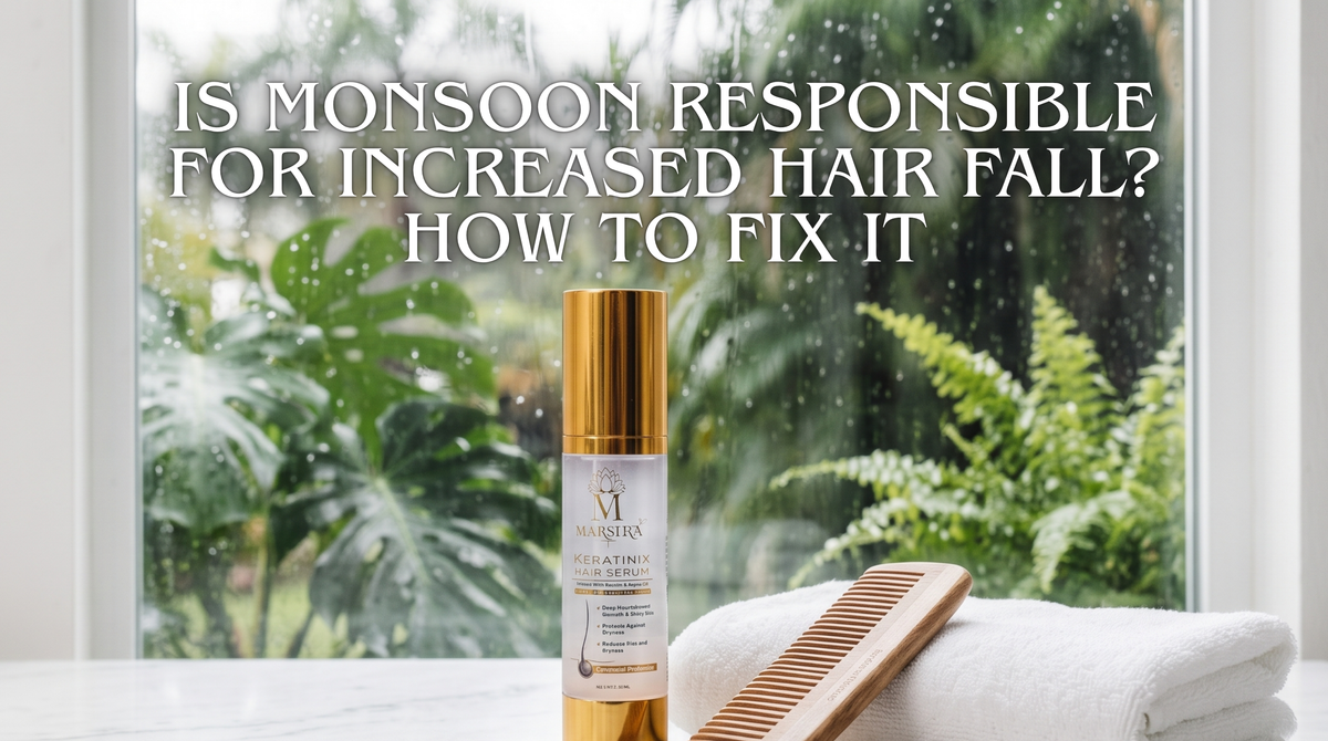 Is Monsoon Responsible for Increased Hair Fall? How to Fix It