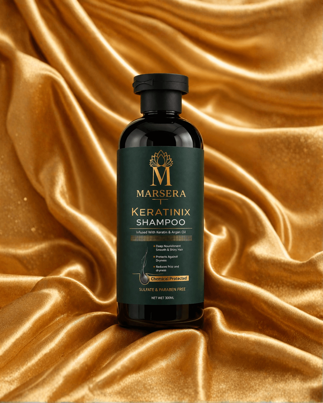 Marsera KeratiniX Sulfate Free Shampoo for Keratin Treated Hair 300ml