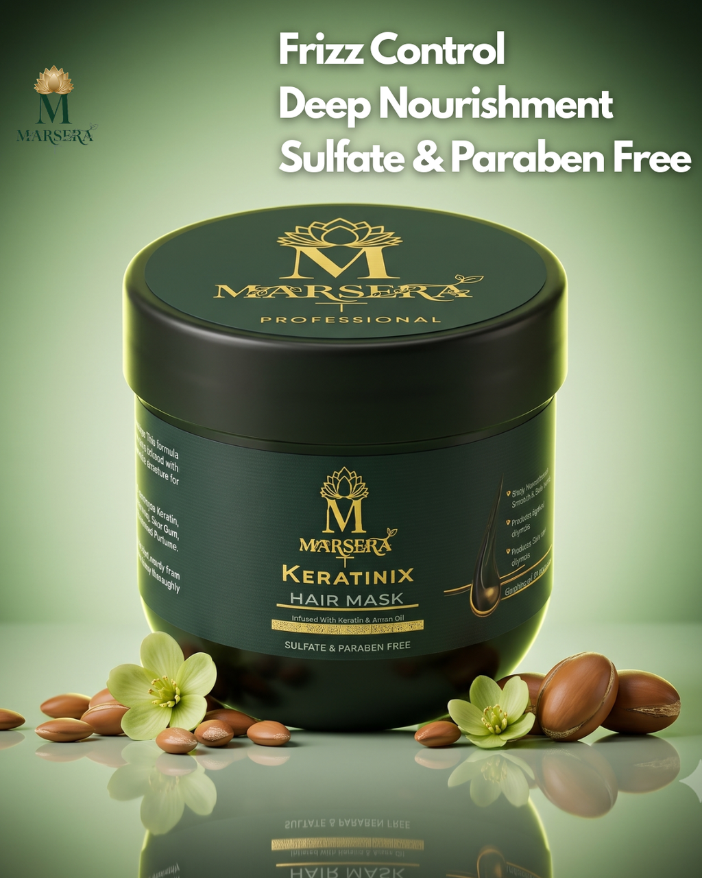 Marsera KeratiniX Hair Repair Mask for Dry & Damaged Hair 500ml